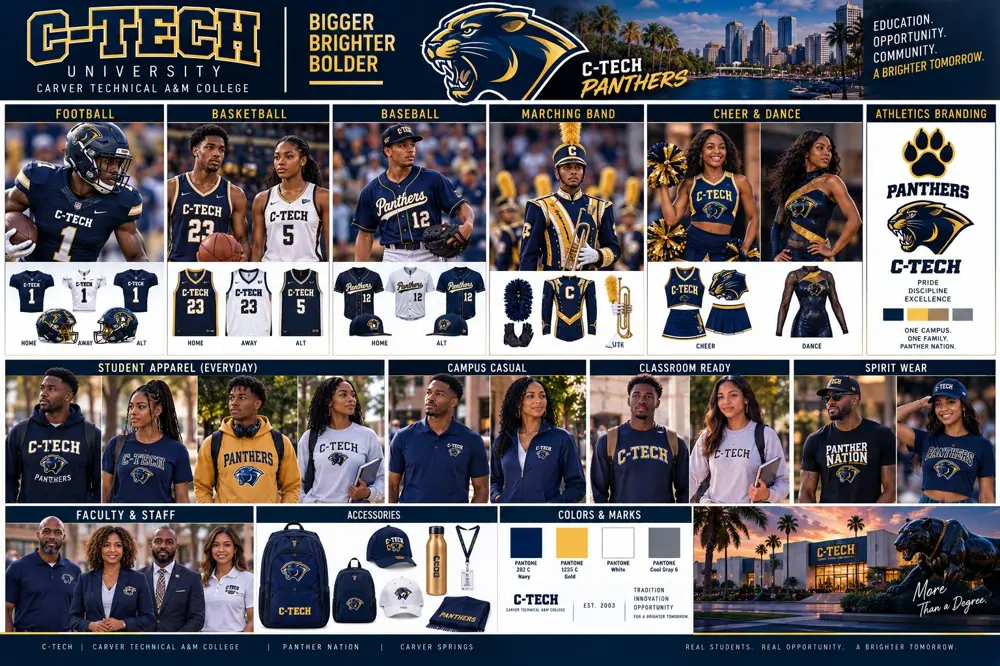 C-Tech Panthers apparel and sports branding reference